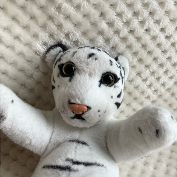 Adventure Planet Plush White Striped Tiger Cub Stuffed Animal Toy - Picture 8 of 16